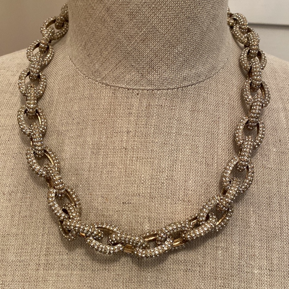 J Crew chunky chain link necklace